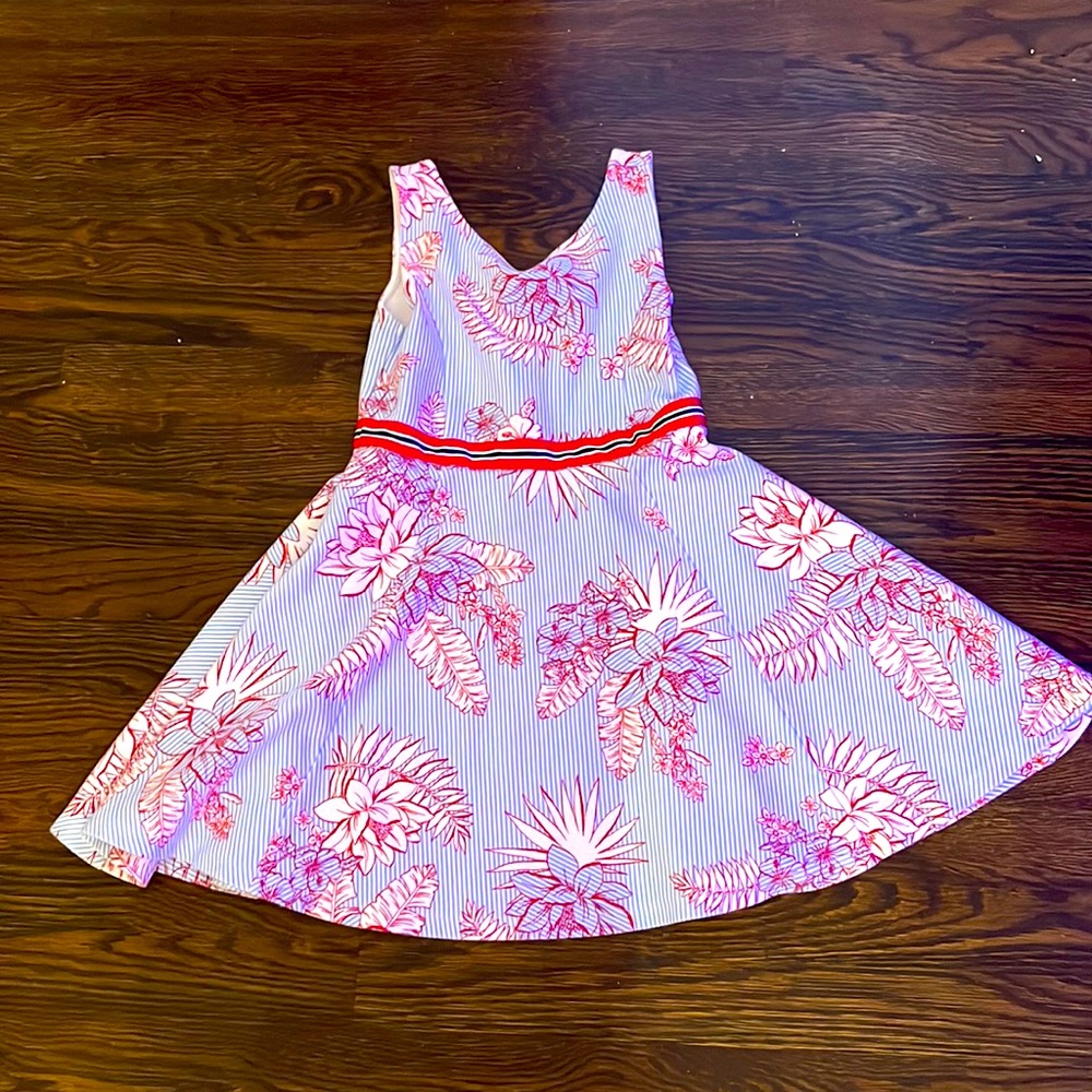 Jamie and jack red white and blue dress size 7